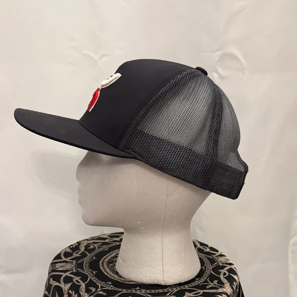 Hooey Black Trucker Hat with Mexican flag color Logo